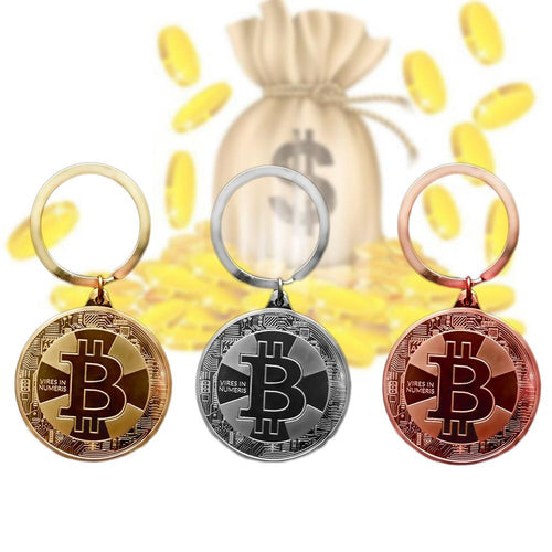 Collect Coin Bitcoin Key Chain