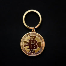 Load image into Gallery viewer, Collect Coin Bitcoin Key Chain