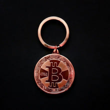 Load image into Gallery viewer, Collect Coin Bitcoin Key Chain